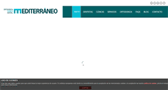 Desktop Screenshot of clinicadentalmediterraneo.com